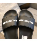 Black Balenciaga Slides