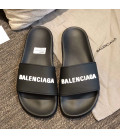 Black Balenciaga Slides