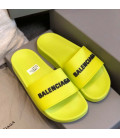 Light Green Balenciaga Slides