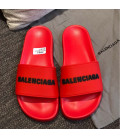 Red BALENCIAGA Slides