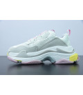 White & Pink Balenciaga Triple S Replica