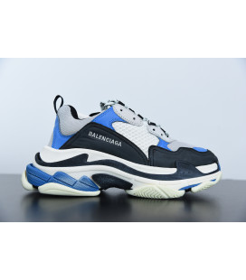 Black Blue Triple S Balenciaga Replica