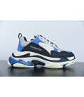 Black Blue Triple S Balenciaga Replica