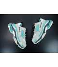 Balencaiga Triple S White Grey Turquoise