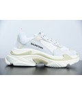 All White Triple S Balenciaga Replica