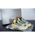 Beige Green Yellow Triple S Balenciaga Curry