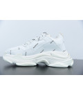 Allover Logo All White Triple S Balenciaga