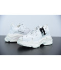 Allover Logo All White Triple S Balenciaga