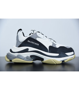 Balenciaga Triple S Black White Replica