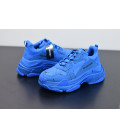 All Blue All logo Triple S Balenciaga