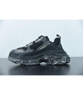 Black Grey Balenciaga Triple S Replica