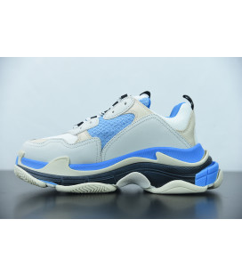 Sky Blue White Balenciaga Triple S