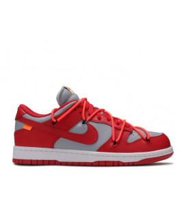 OFF-WHITE X DUNK LOW 'UNIVERSITY RED'