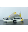 Grey Yellow Back Triple S Balenciaga