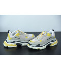 Grey Yellow Back Triple S Balenciaga