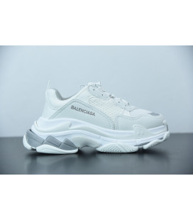 White Metal Grey Balenciaga Triple S