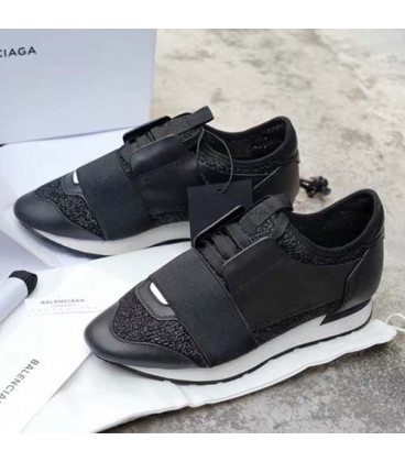 Black Balenciaga Race RUNNER Trainers