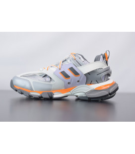 Silver Orange Grey TRACK Sneaker