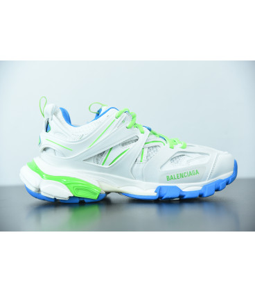 White Blue Green Balenciaga Track