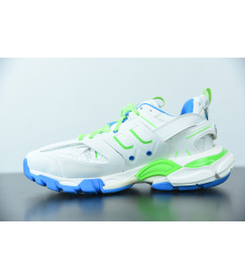 White Blue Green Balenciaga Track