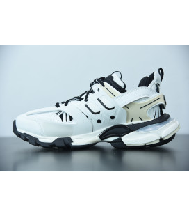 White Black Balenciaga Track Trainer