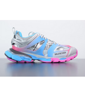 Blue Pink Silver Balenciaga Track