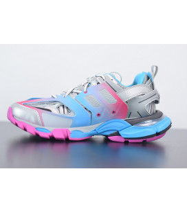 Blue Pink Silver Balenciaga Track