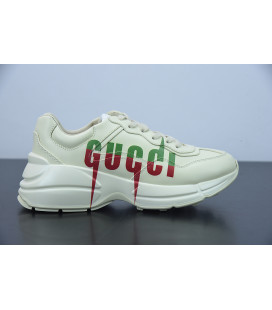 Green Red Gucci Logo Rhyton Sneaker